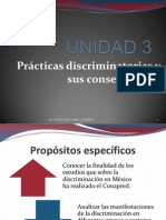 Unidad 3 de Discriminacion en Mexico