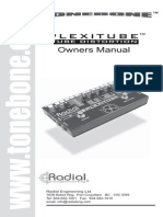 Radial Tonebone Manual Plexitube