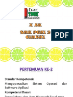 FUNGSI MENU DAN IKON MS. EXCEL 2007