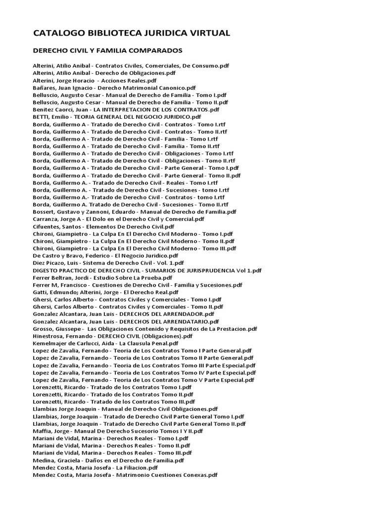 Catalogo Biblioteca Juridica Virtual Descargar Gratis Pdf