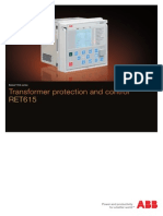 RET615 - Brochure - Transformer Protection