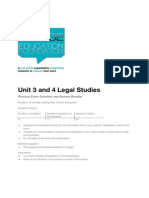 Unit 3 Legal Studies - Practice Exam