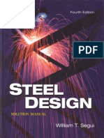 Segui - Steel Design 4th Edition - Solutions Manual