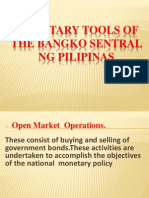 Monetary Tools of The Bangko Sentral NG Pilipinas