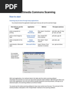 Multimedia Commons Scanning