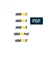 Audiofire Mac Manual v2.2