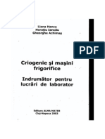 Criogenie Si Masini Frigorifice