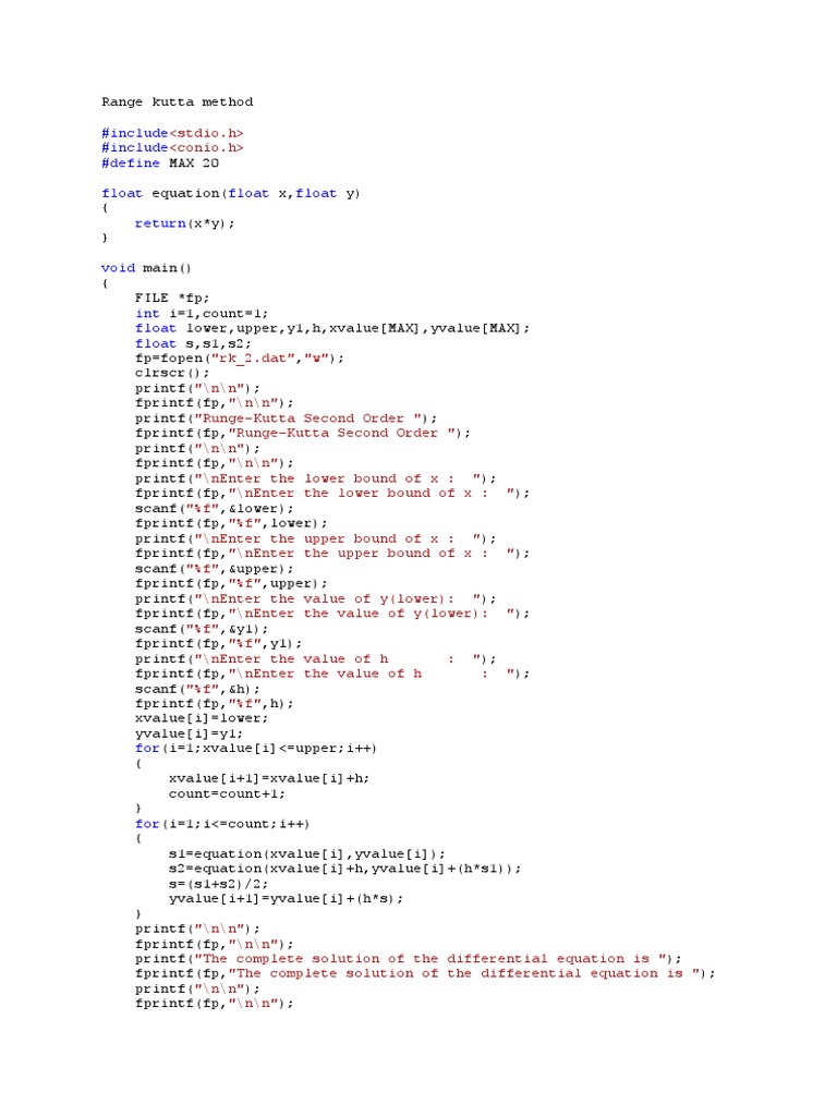 Include Include Define Float Float Float Return PDF Computer