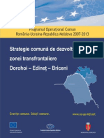 Strategie Comuna de Dezvoltare A Zonei Transfrontaliere Dorohoi - Edinet - Briceni