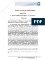 Lectura 1 - Primeros Debates Epistemológicos - Los Precursores