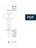 MoH DI Pharmaceutical Price Listing 2009 2010 PDF