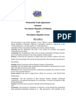 Pak-Iran Preferential Trade Agreement