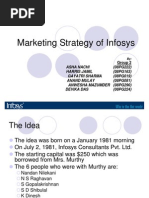 Download MarketingStrategyofInfosysbyGauravKumarSN22963136 doc pdf