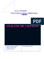 Analyse de Contenu