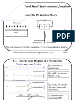 PN and Metal-Semiconductor Junctions: 4.1 Building Blocks of The PN Junction Theory