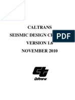 Caltran Seismic for Bridge 2010