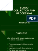 Blood Collection & Processing
