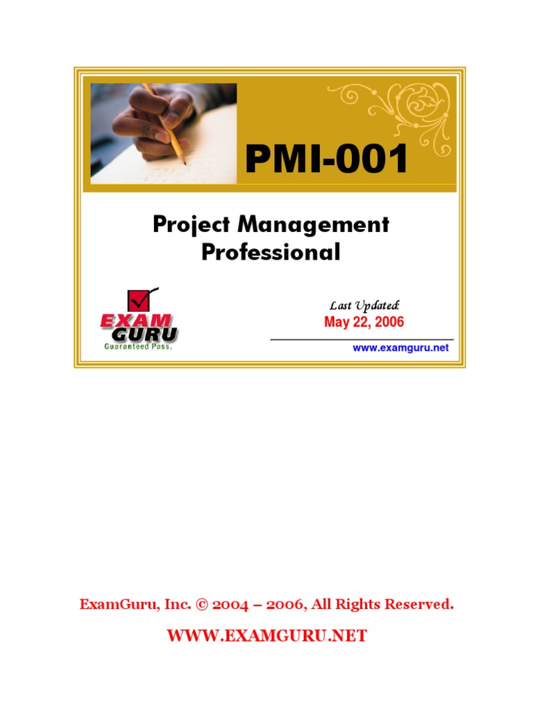 PMP-PMI-001 | Project Management | Business
