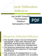 3 Chiropractic Subluxation Indicators