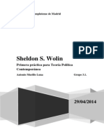 Análisis del pensamiento político de Sheldon S. Wolin