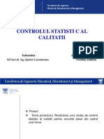 Controlul Statistic Al Calitatii Power Point