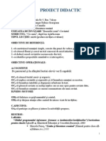 Proiect Didactic Si Fisa de Evaluare