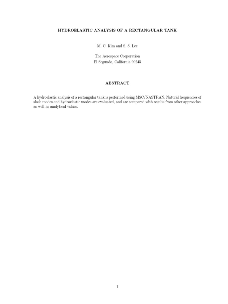 Fluid Structure Interaction | PDF