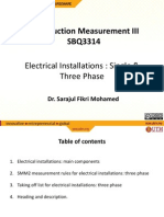 Topic 4 Electrical Installations