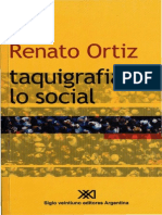 Taquigrafiando Lo Social- Ortiz, Renato