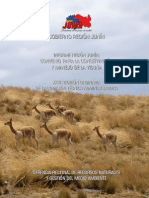 Convenio para La Conservación y Manejo de La Vicuña - 2013 - Informe Región Junín
