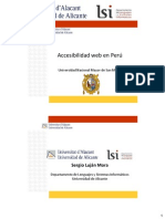 Accesibilidad Web en Peru