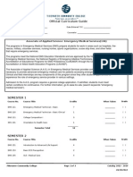 Official Curriculum Guide: Associate of Applied Science: Emergency Medical Services