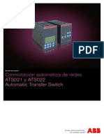 ATS021 y ATS022: Equipos para conmutación automática de redes
