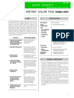 Instax Mini Datasheet