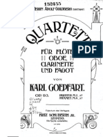 Karl Goepfart Cuarteto para Flauta, Oboe, Clarinete y Fagot