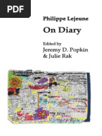 Download Philippe Lejeune - On Diary by Arnaldo Donoso SN229687845 doc pdf