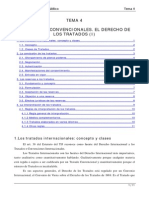 TEMA 4 Las Normas Convencionales El Derecho de Los Tratados (I)