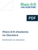 Infobroschüre über die Rhein-Erft-Akademie