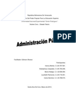 Administracion Publica - Trabajo Unidad IV