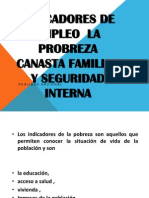 Indicadores de Empleo La Probreza