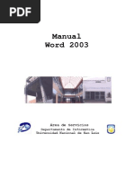 Manual Word 2003