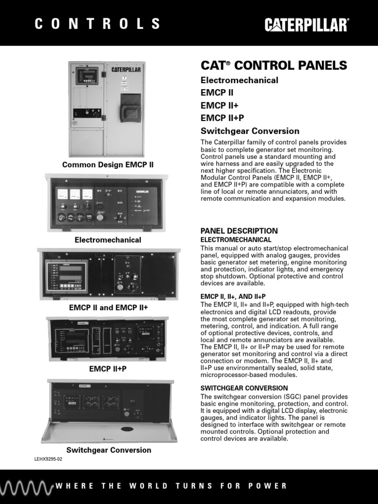 EMCP II Controls | PDF | Electric Generator | Electric Power