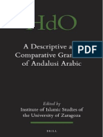 A Descriptive and Comparative Grammar of Andalusi Arabic