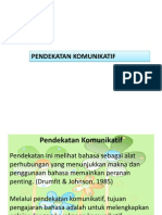 Pendekatan Komunikatif