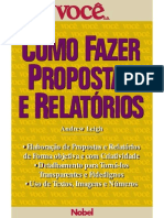 Como Fazer Propostas e Relat