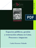 Espacios Publicos, Gestion y Renovacion Urbana PDF
