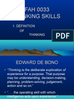 l1 - Definition of Thinking