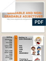 Gradable and Non-Gradable Adjectives