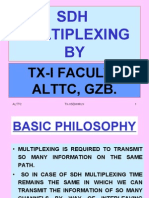SDH Multiplexing BY: Tx-I Faculty Alttc, GZB