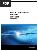 SAS® 9.3 In-Database ProductsUser's Guide